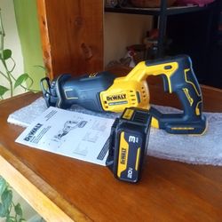 DeWalt 20 V New XR Sawzall  Battery.  3.0 AH. Lithium 