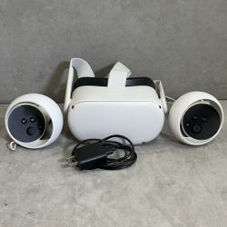 Meta Vr Quest Two With Charger