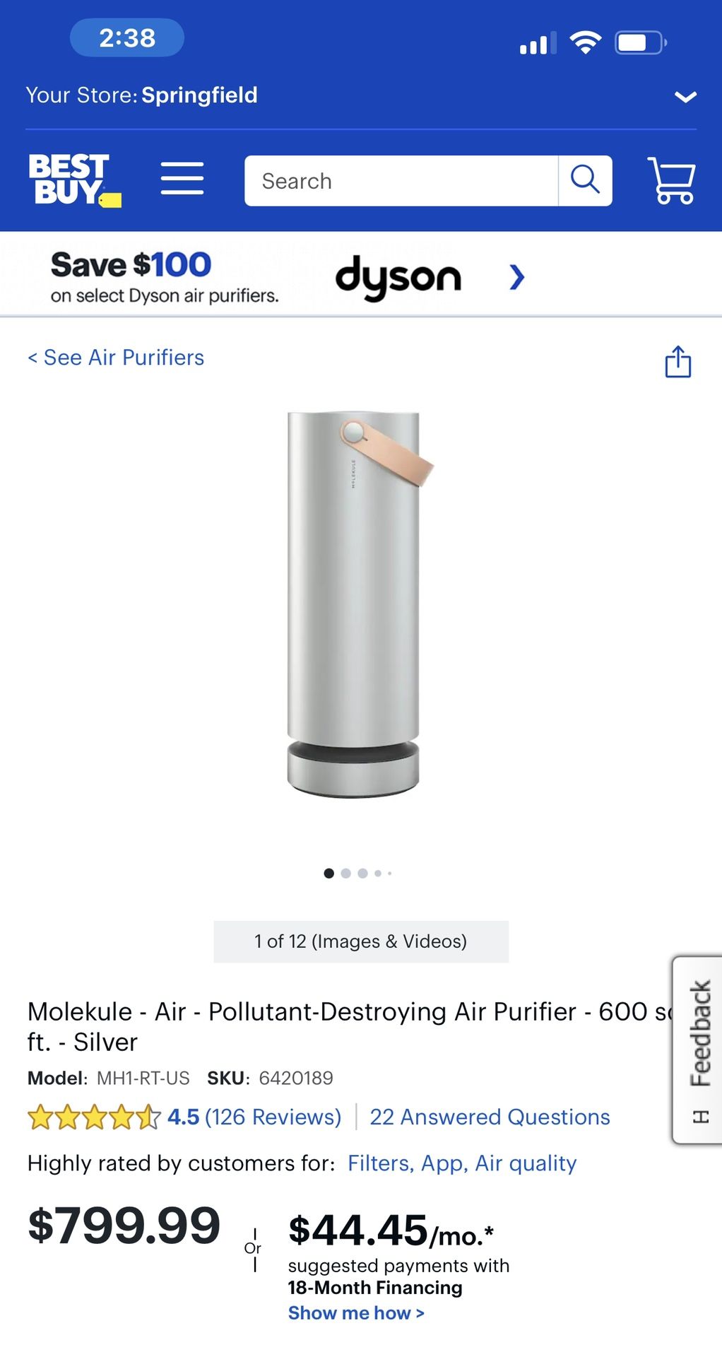 Molekule Air Purifier
