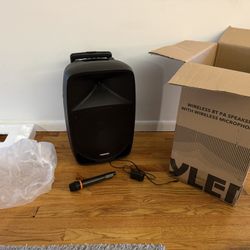 Pyle 1200W Portable Bluetooth PA Speaker 12” Subwoofer