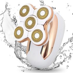 Electric Razors for Women Legs Shaver: 5D Shaver Heads Waterproof Rechargeable and Multi-Use Wet/Dry 
