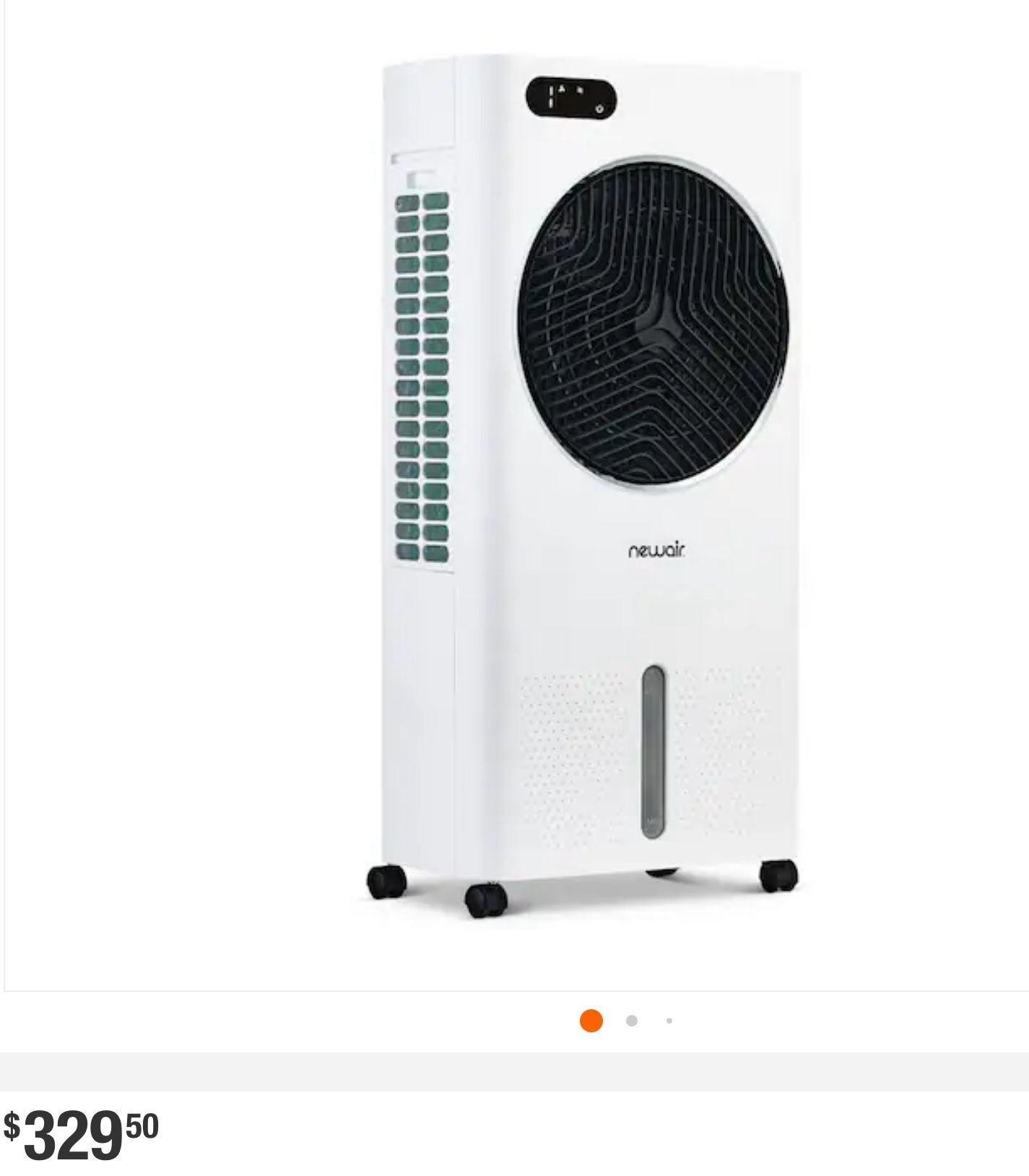 🪼 $250 NEWAIR Portable Evaporative AIR Cooler and Fan for 1,100 sq. ft.NEC1K6WH00🆕W#337 main
