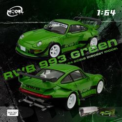 ModelModel 1:64 Porsche 911 993 RWB Green