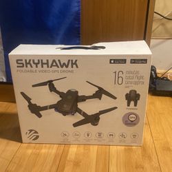 SkyHawk Foldable Video GPS Drone
