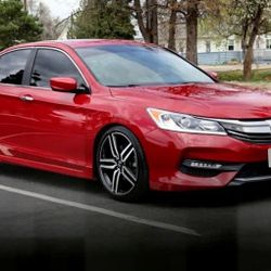Sedan 2O16 Honda Accord Sport Red