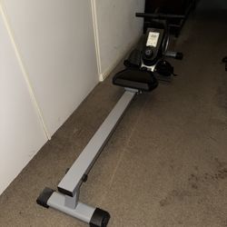 Sunny Health & Fitness Magnetic Rowing Machine - Silver - SF-RW520084S