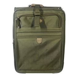 ATLANTIC Ballistic Nylon Rolling Suitcase Luggage 25 Inch Green