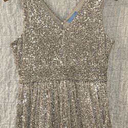 Draper James RSVP: Sequin Dress, Fully Lined, Pockets, Size: 8