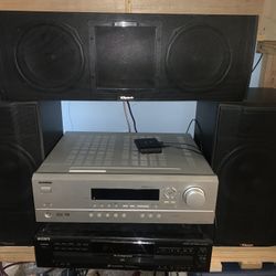 Onkyo AV Receiver With Klipsch Speakers 