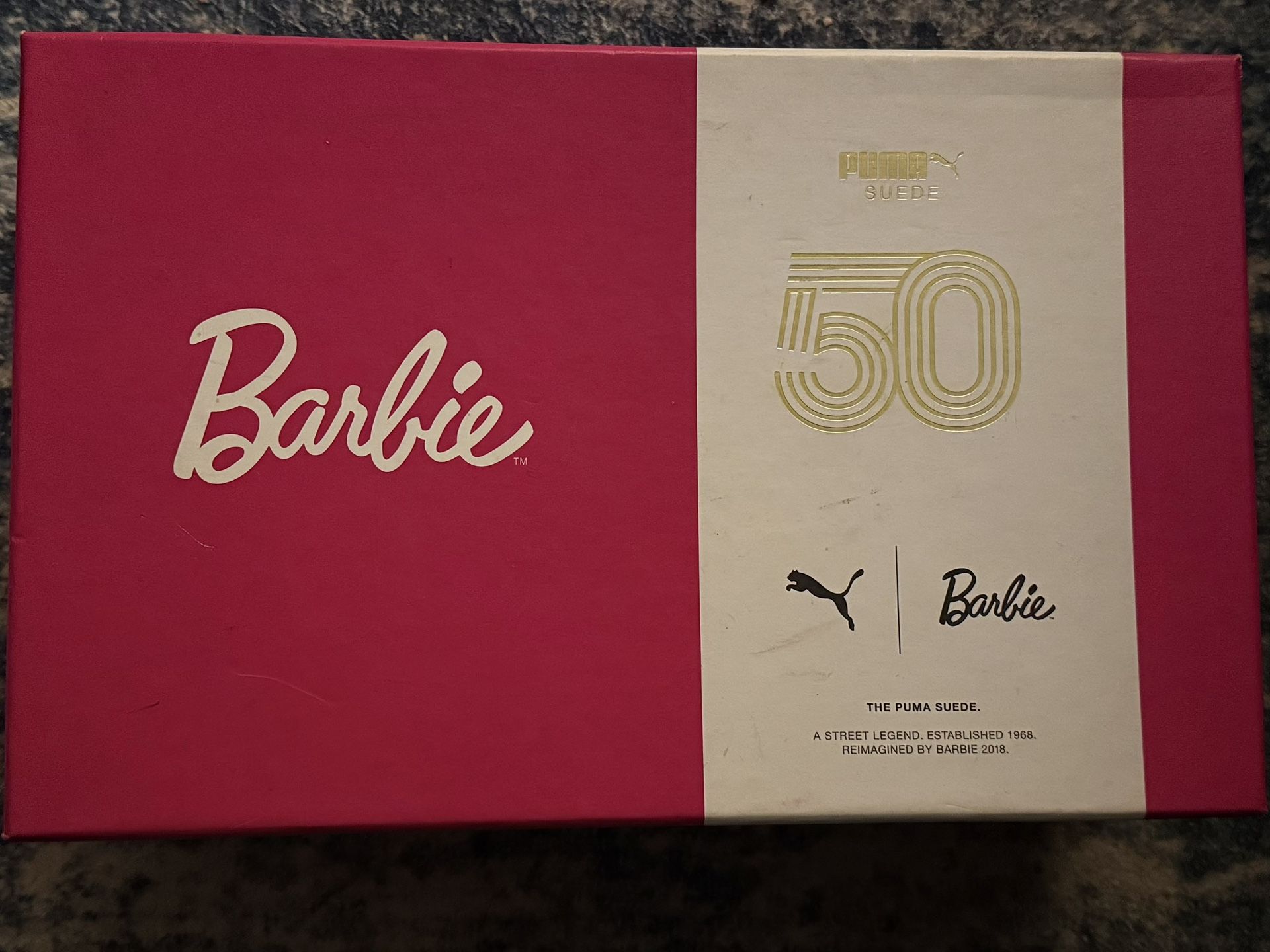 Puma Suede Shoes Barbie 50th Anniversary Classic