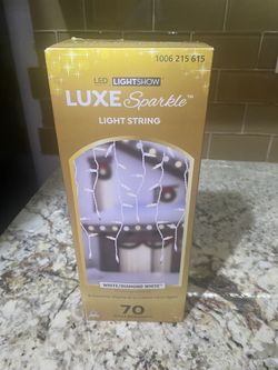 Luxe Sparkle Icicle Light String