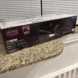 62 Inch Matte Black Ceiling Fan