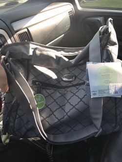 Brand new Grey diaper bag