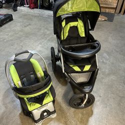 Baby Trend Jogger Stroller  - Car seat Combo