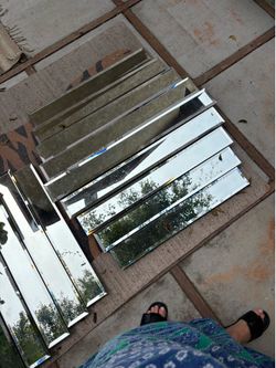 Mid Century wall mirror