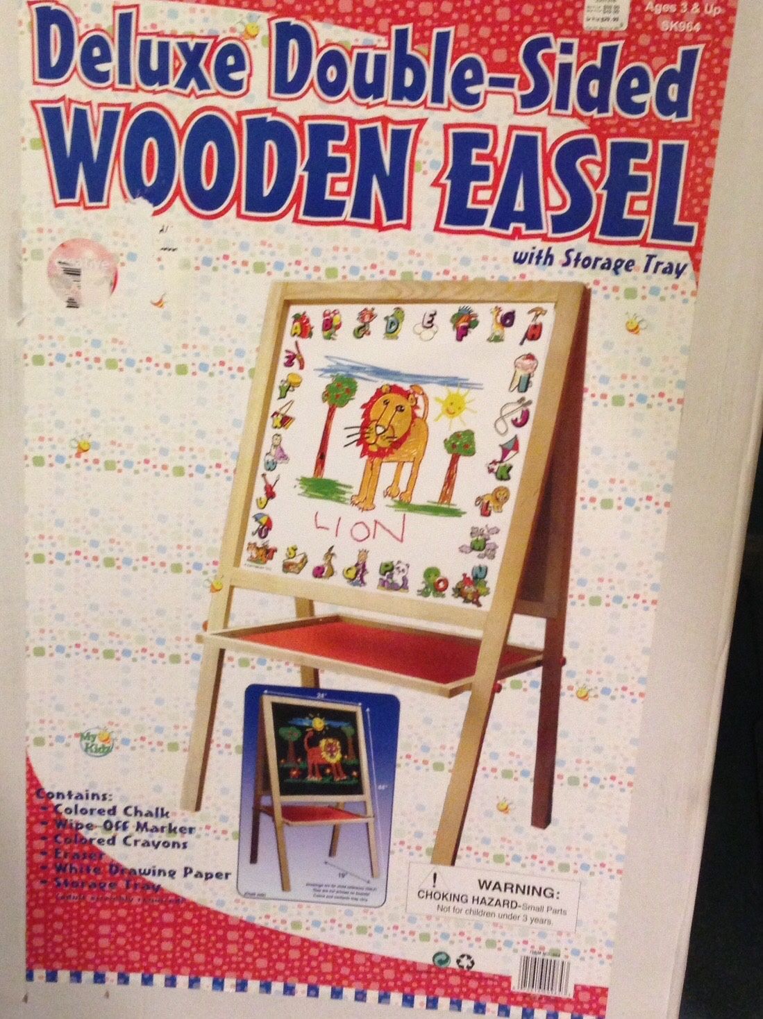 Brand NEW Deluxe Double-Sided Wooden Easel