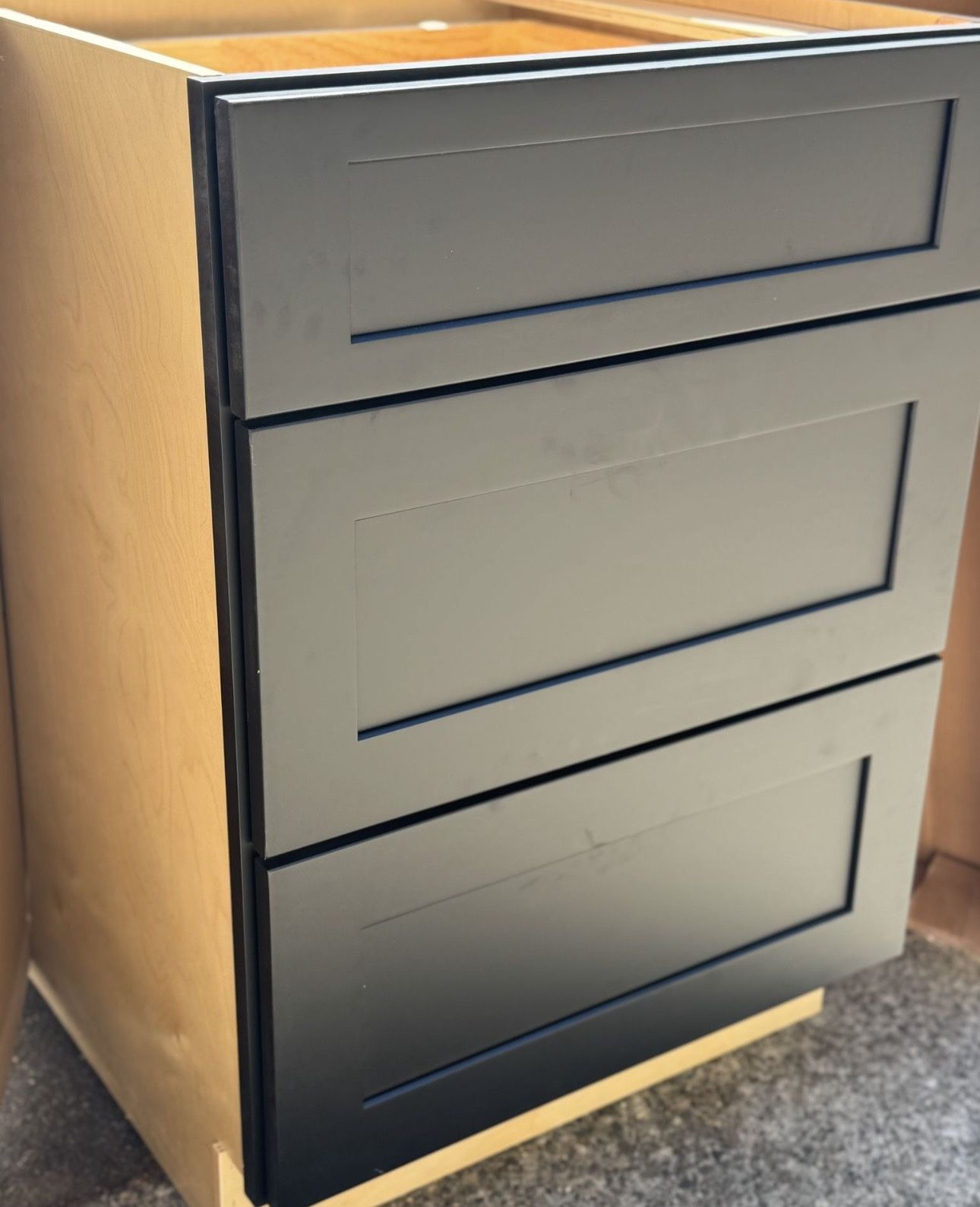 Brand New Black Shaker Cabinet