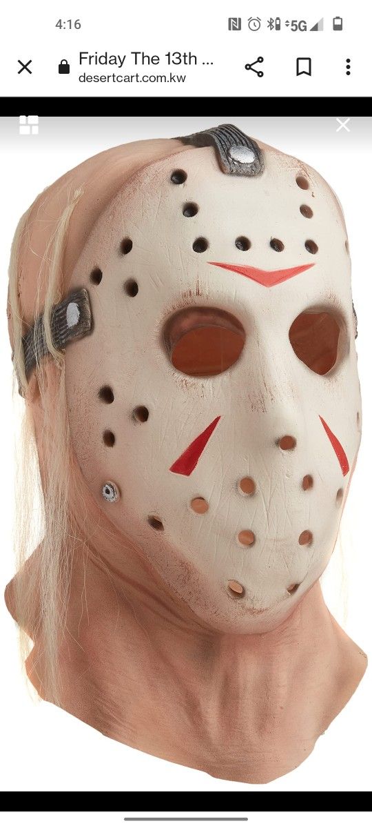 Full Head Jason Mask