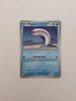 Wiglett Pokemon Card SVI 055