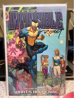 Signed Invincible Vol 17 What’s Happening TPB Ryan Ottley Auto NM