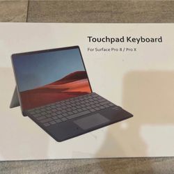 Surface Pro 8 / Pro X, Portable Slim Wireless Keyboard with Touchpad