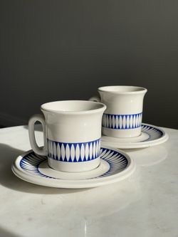 Set of 2 Vintage Italian Espresso Cups