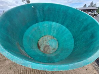 Large Fiberglass Round Basin Tub