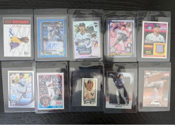 Kobe Bryant Auto & Dodgers Auto/Rookie Cards