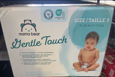 New gentle touch mama bear diapers size 3  168 count sell or tarde for Enfamil 12oz cans
