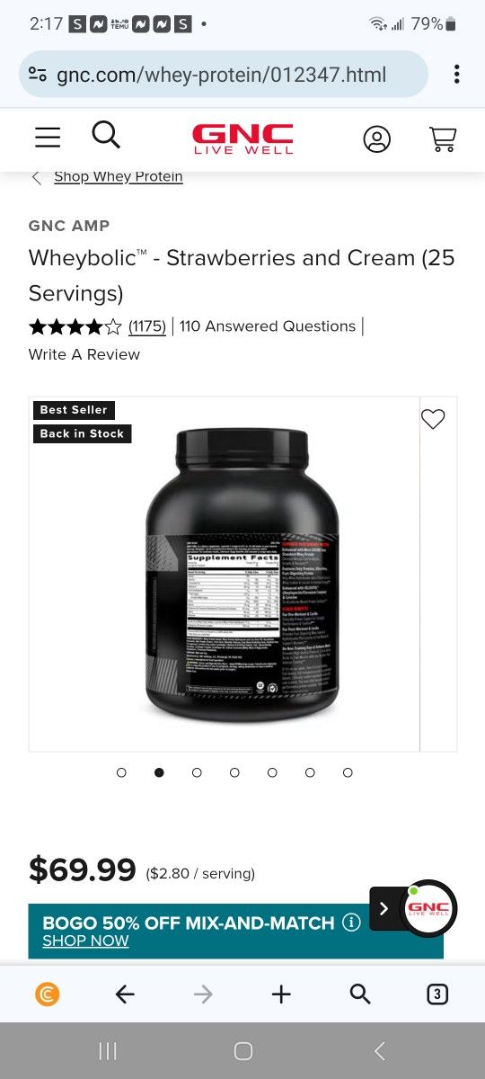 GNC AMP