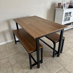 Dining Table And Benches