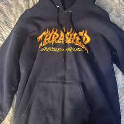 Navy Thrasher Hoodie