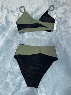 Two piece bikini brown small brand new