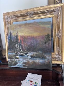 Hand-painted oil painting