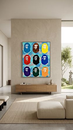 Custom A Bathing Ape Painting