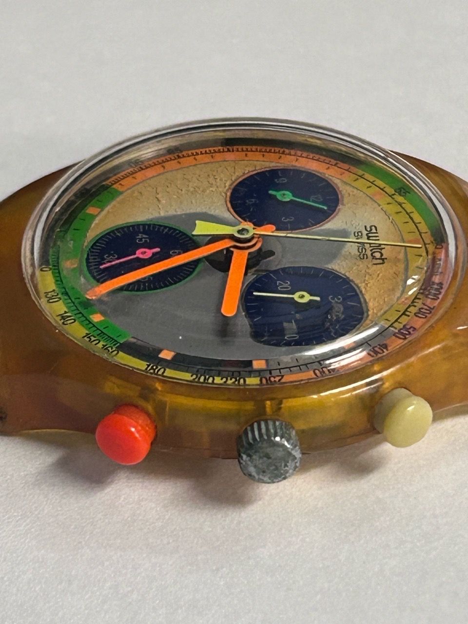 90's Swatch JELLY STAG SCK104 ケース付き Vintage Swatch Watch