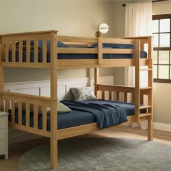 New in Box Twin Bunk Bed Honey Wood Frame - Novara /the Very Collection - From The Tree Furniture  