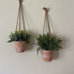 Hanging Decorative Plant Set (fake)
