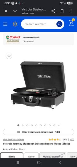 Victrola Journey Bluetooth Suitcase Record Player