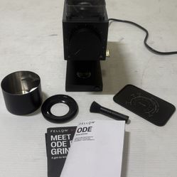 Williams Sonoma Fellow Ode Brew Grinder 64mm Gen 2 Brew Burrs Black - Mint