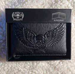 Merciless Metal Co. Skull Bi-Fold Wallet