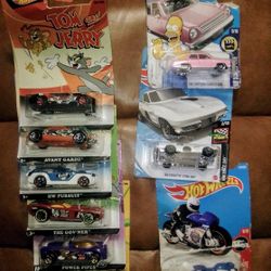 1-6 Hot Wheels Tom And Jerry With 3 Extra