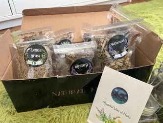 Witchcraft herbs and spices for spellwork