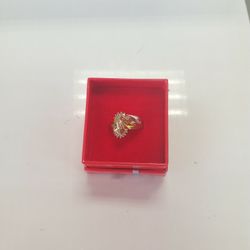 Womens Cluster Ring 10K 3.1G