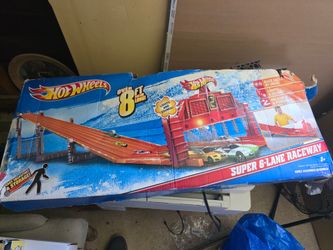 Hot wheels 6 lane raceway