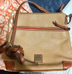 Brown Dooney & BOURKE BAG with long Strap