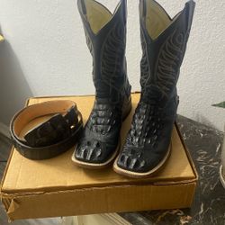 Crocodile Boots 11.5