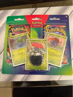 Pokemon Vileplume Checklane Blister 2 Booster Packs Sealed