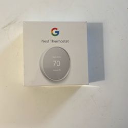 Google Nest Thermostat with Wi-Fi Compatibility - Snow