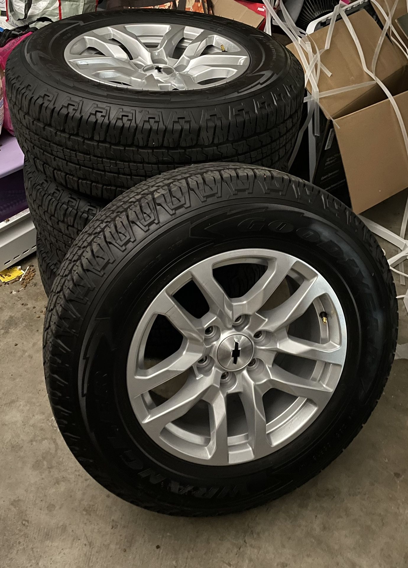 New Stock Tires And Rims From A 2021 Chevy Silverado for Sale in